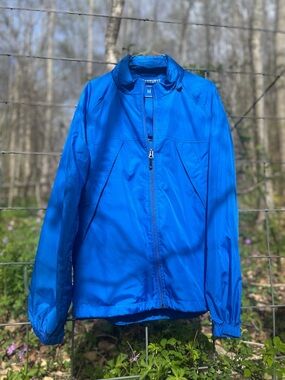 Scottevest Electric Blue Packable Windbreaker Jacket